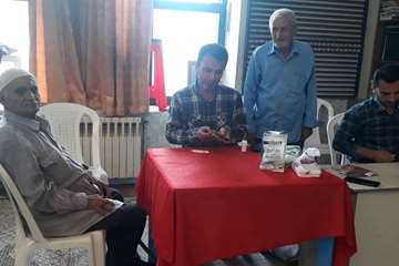 برگزاری میز خدمت  در مسجد جامع خشکبیجار به مناسبت هفته دولت